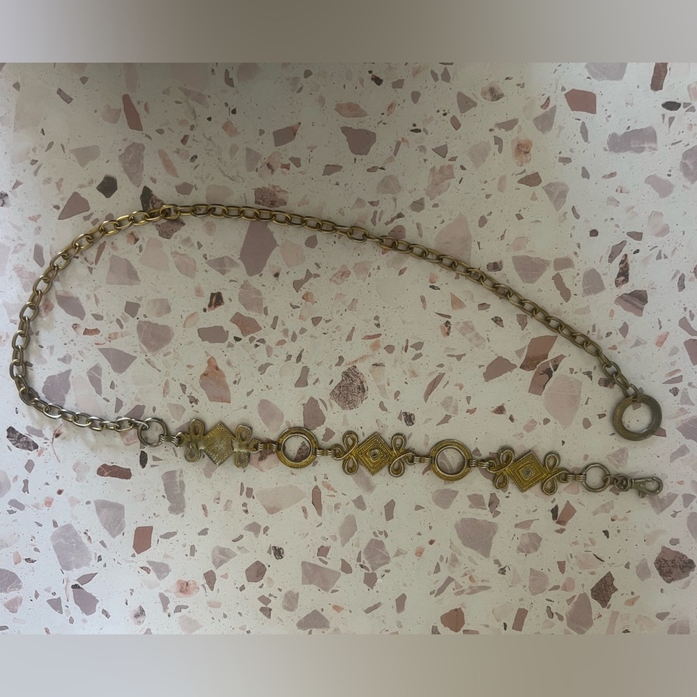 Elegant Gold Chain Belt